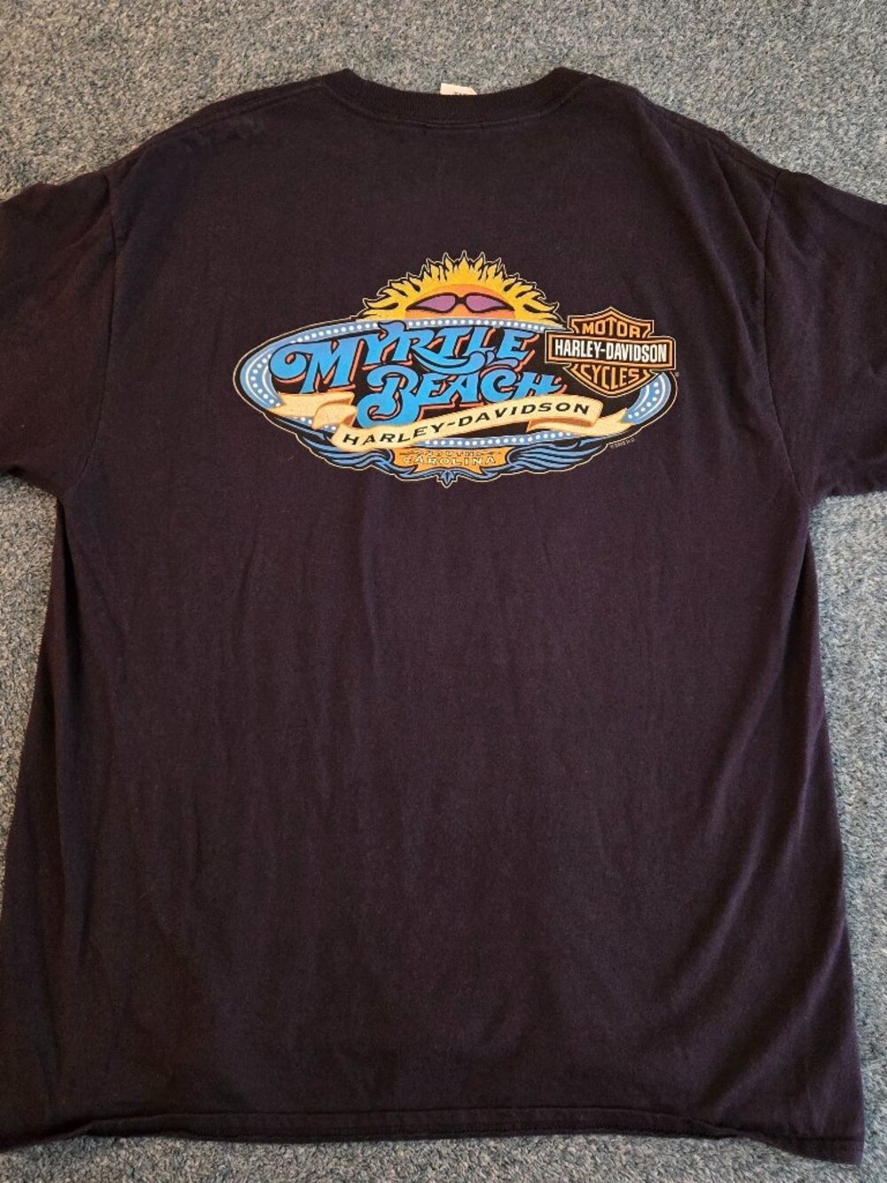 Harley Davidson Shirt Mens Large Myrtle Beach South Carolina Tee